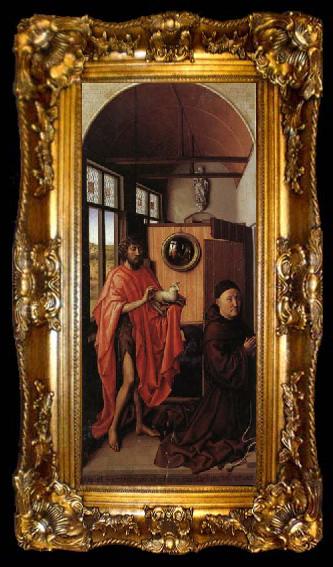 framed  unknow artist Heinrich von Werl and St.john the Baptist, ta009-2